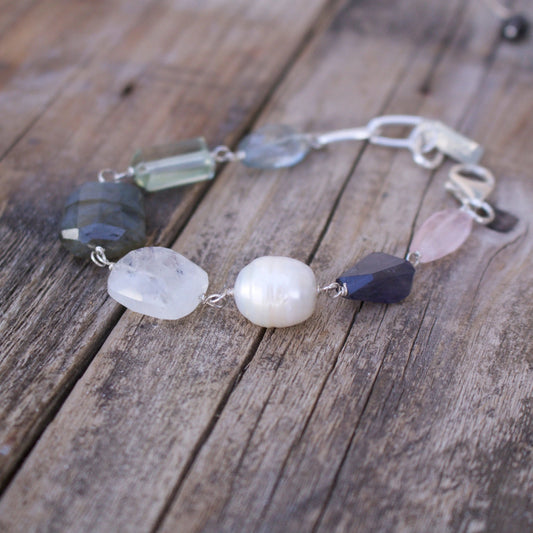 Hope Multi Gemstone Bracelet Liv and B Designs