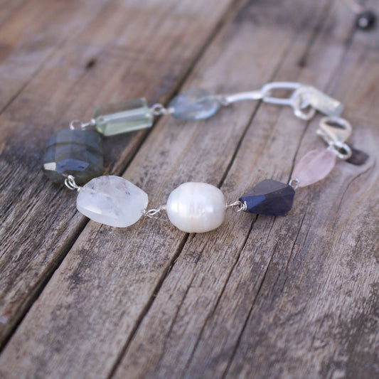 Hope Multi Gemstone Bracelet Liv and B Designs