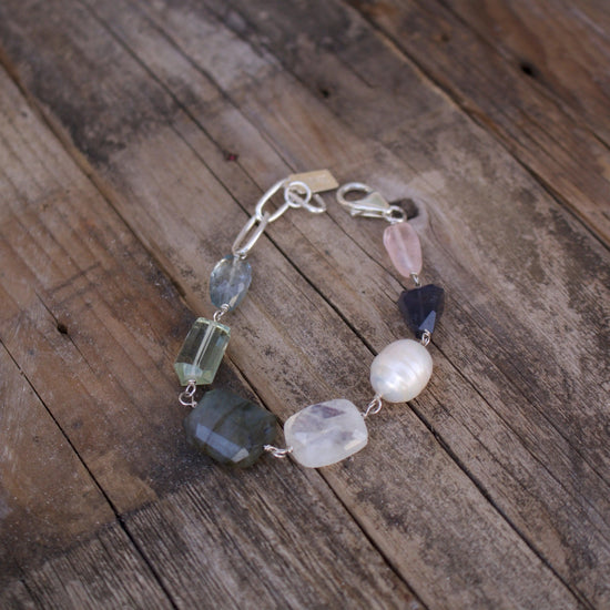 Hope Multi Gemstone Bracelet Liv and B Designs