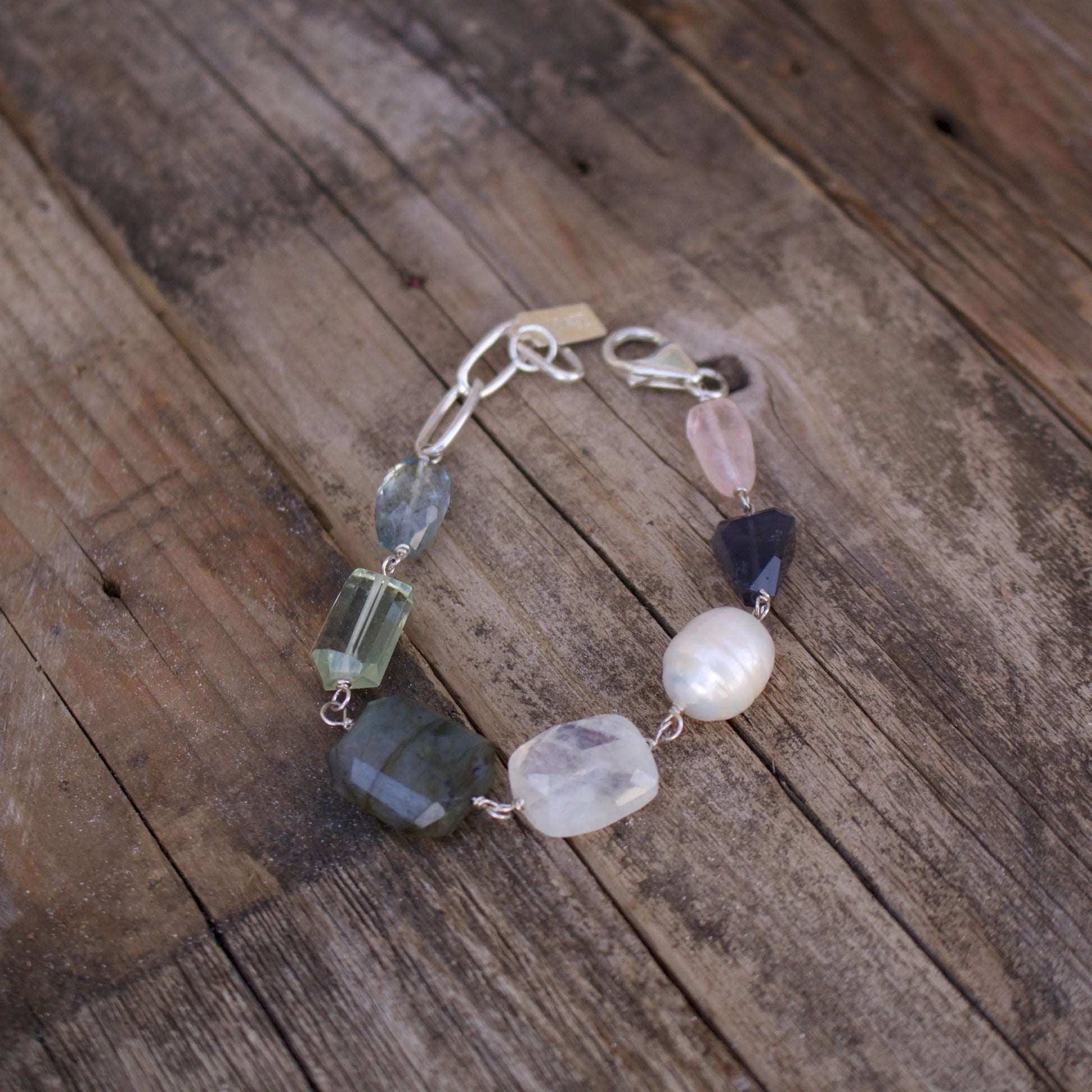 Hope Multi Gemstone Bracelet Liv and B Designs