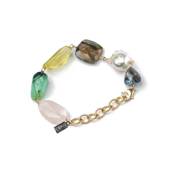 Hope Multi Gemstone Bracelet Liv and B Designs