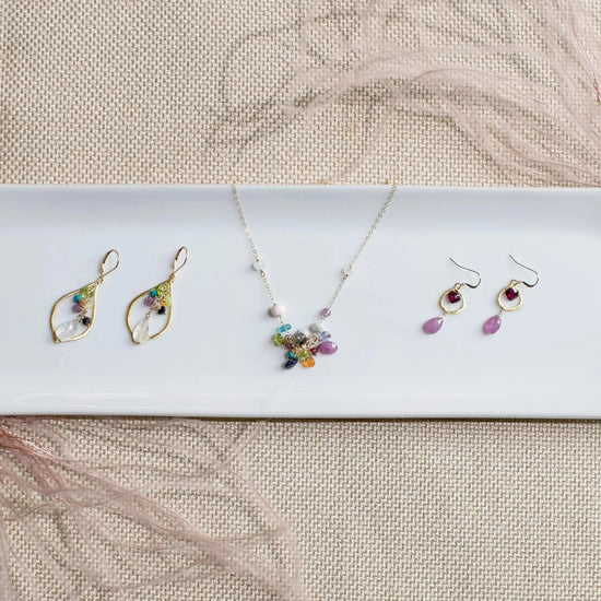 Enchanted Cluster Gold Fill Necklace Liv and B Designs