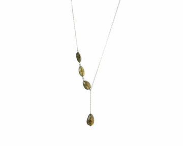 Y Not 14 K Gold Fill Necklace Labrdorite Liv and B Designs