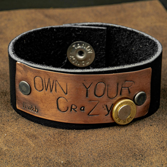 Copper Sayings Bullet Bracelet Liv & B