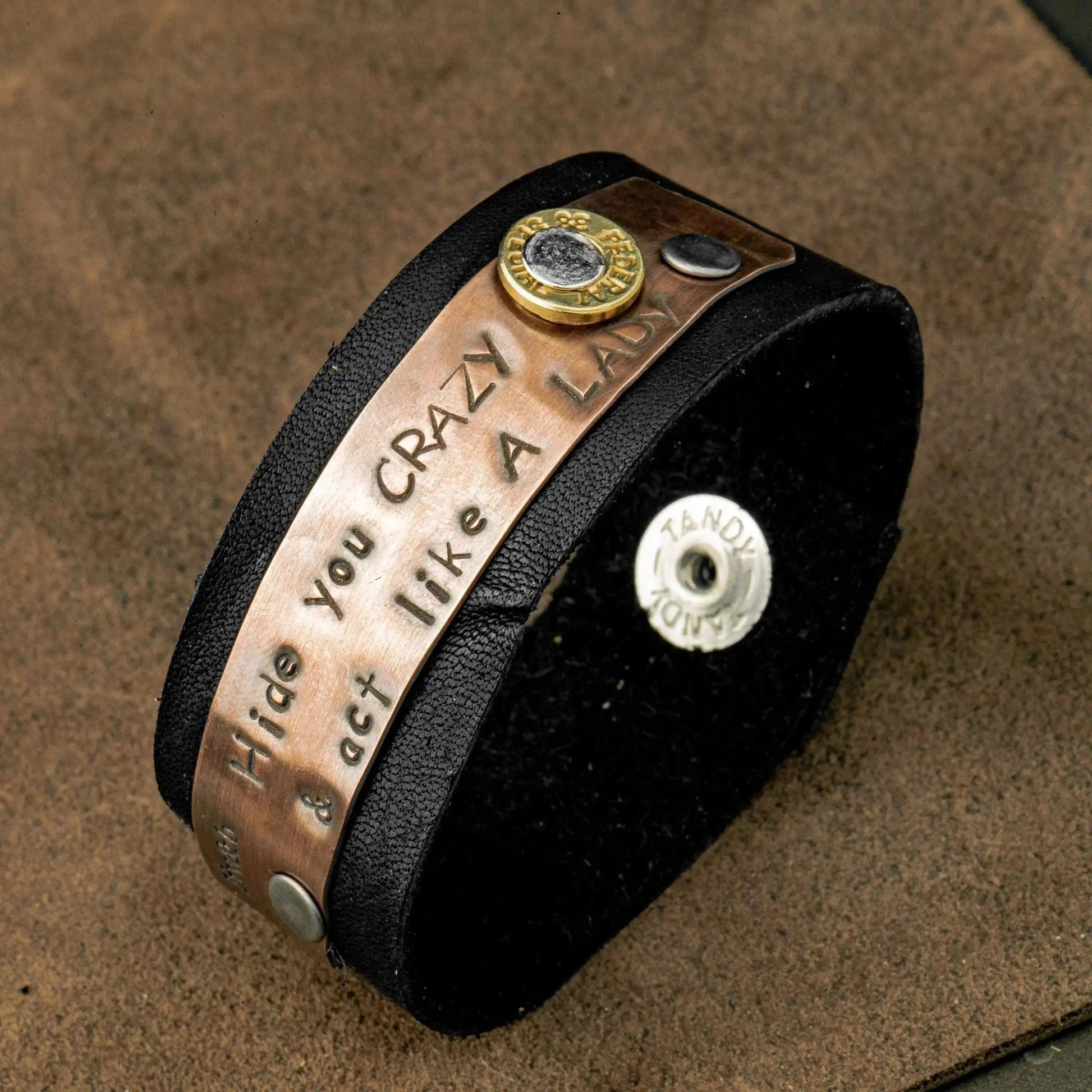 Copper Sayings Bullet Bracelet Liv & B