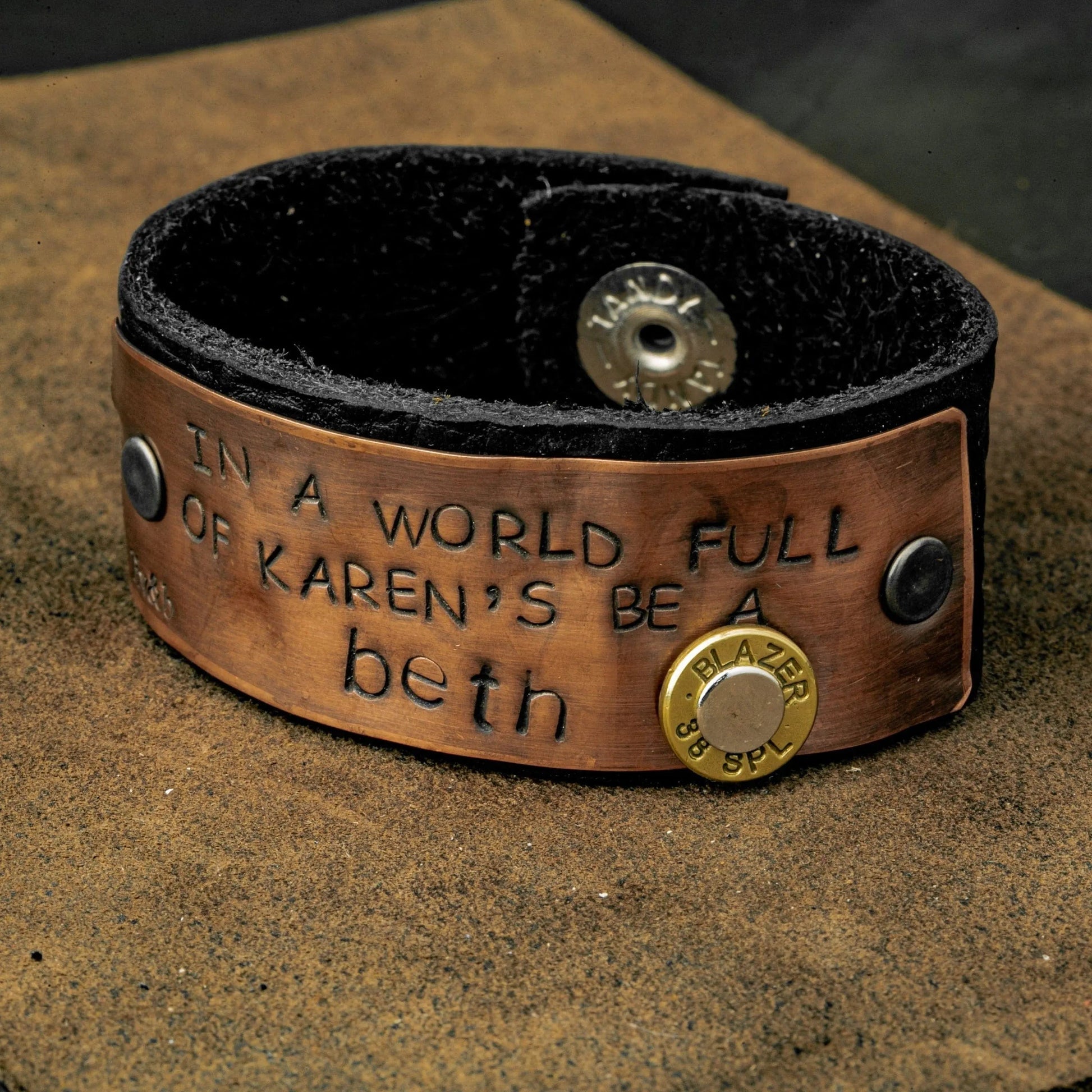 Copper Sayings Bullet Bracelet Liv & B