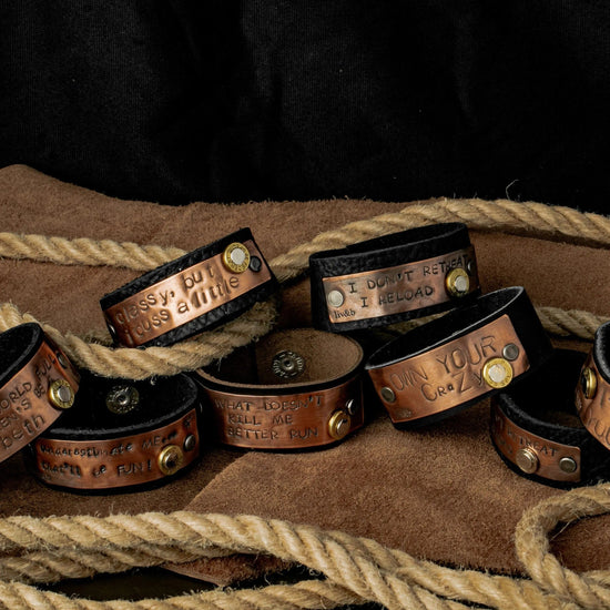 Copper Sayings Bullet Bracelet Liv & B