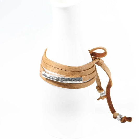 Shae Soft Leather Wrap Bracelet Liv & B
