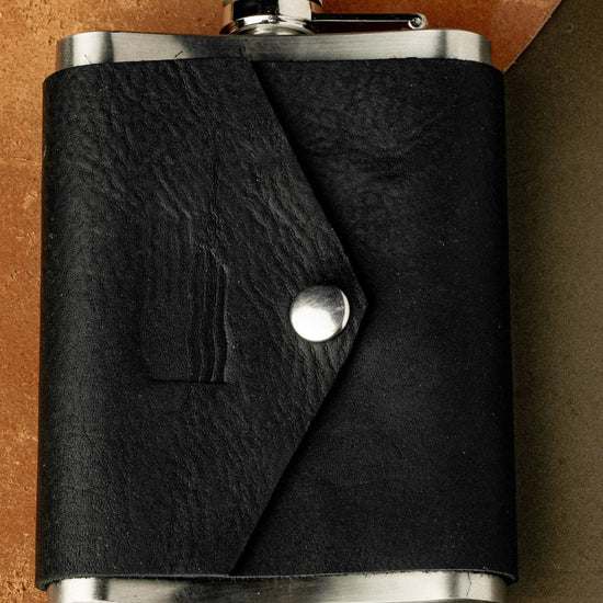 12 Gauge Leather Flask Liv & B Designs