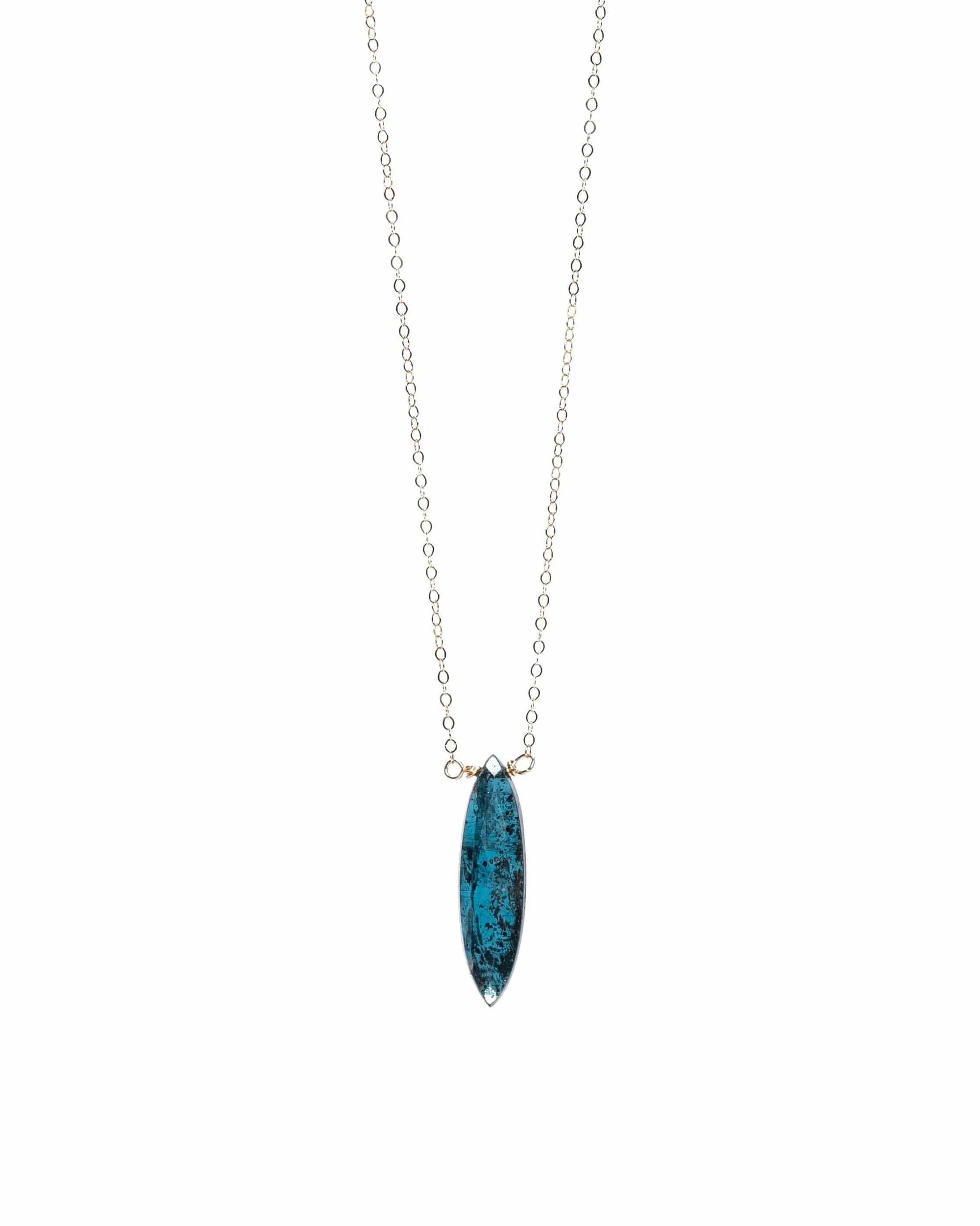 Imperial Kyanite Single Necklace Liv & B Designs