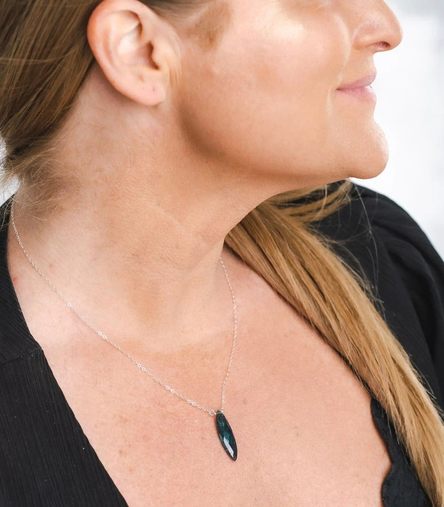 Imperial Kyanite Single Necklace Liv & B Designs