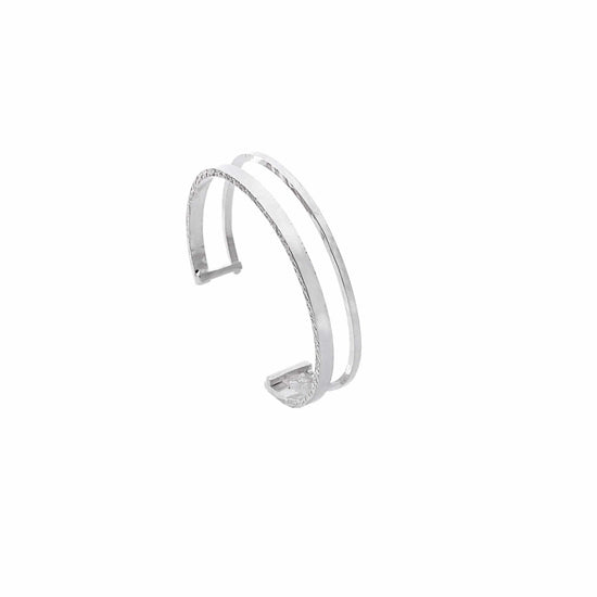 Aligned Double Cuff Bracelet Liv & B Designs