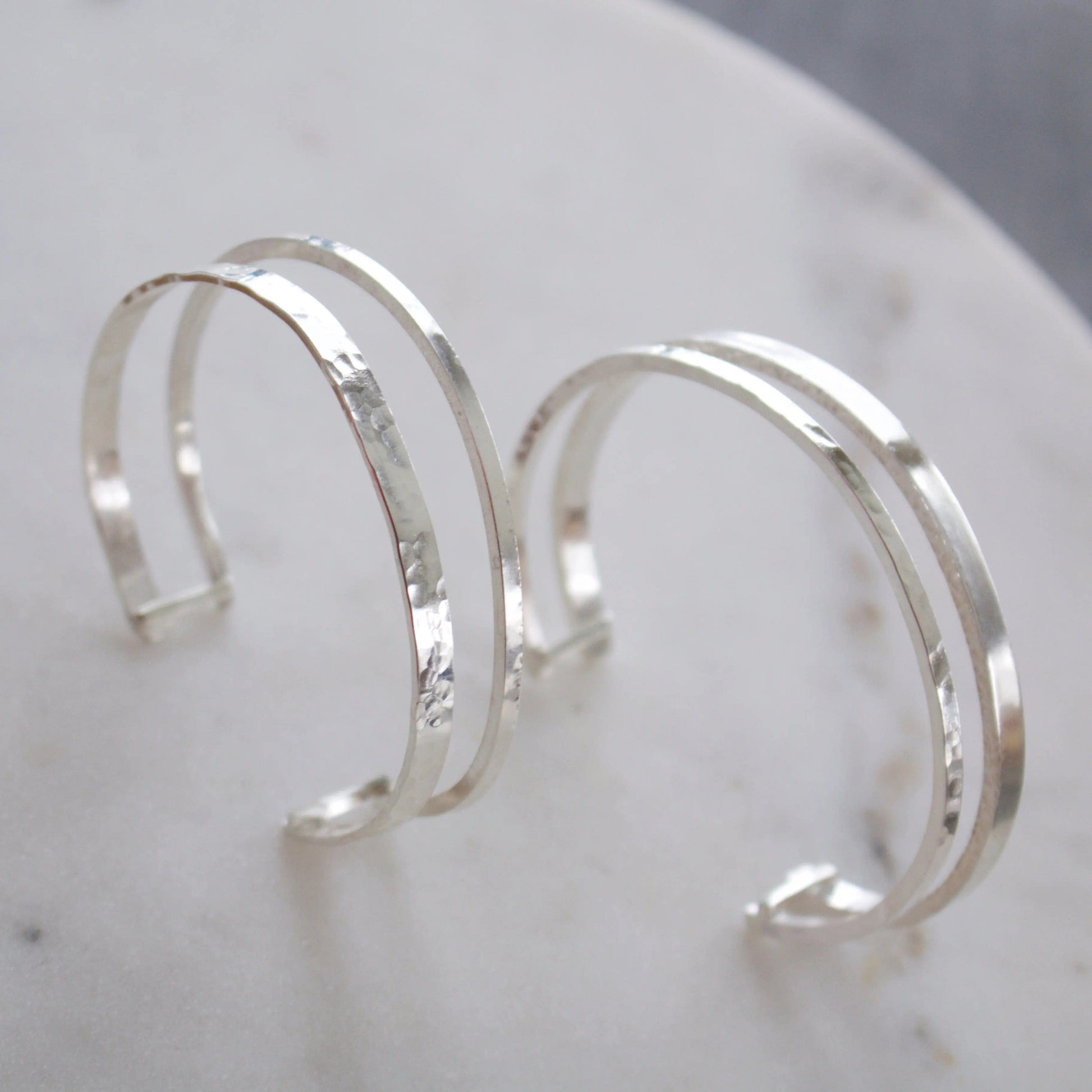 Aligned Double Cuff Bracelet Liv & B Designs