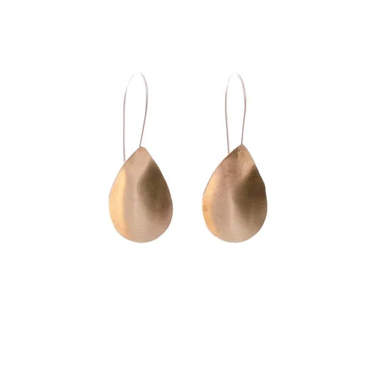 Michelle Gold Teardrop Earrings Liv & B Designs