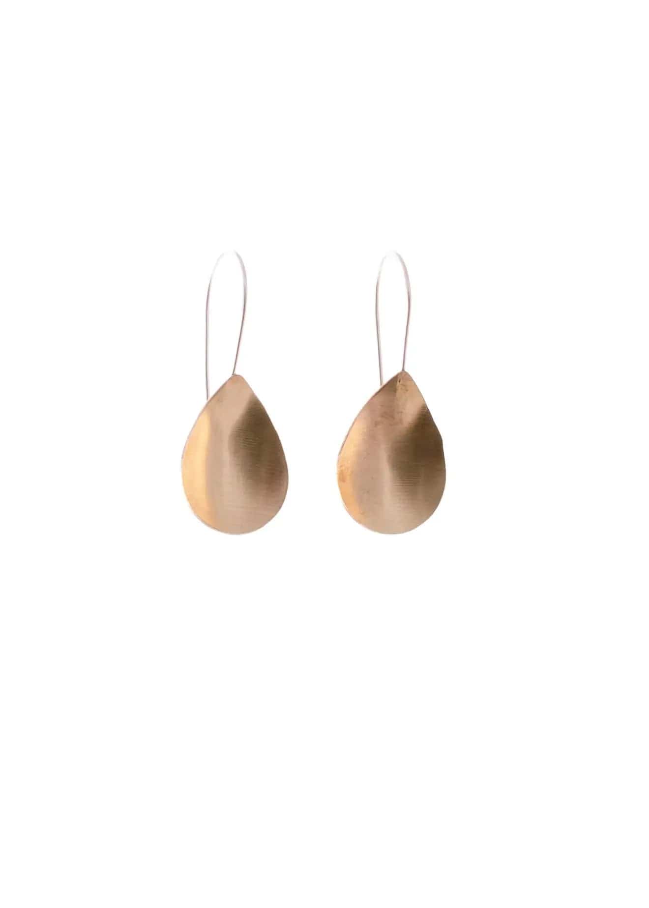 Michelle Gold Teardrop Earrings Liv & B Designs