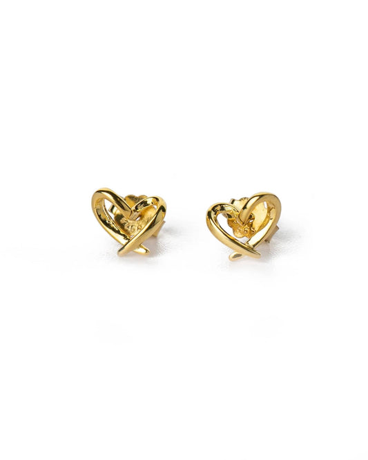 Whimsical Heart Stud Earrings Liv & B Designs
