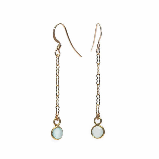Temptress Gemstone Dangle Earrings Liv & B Designs