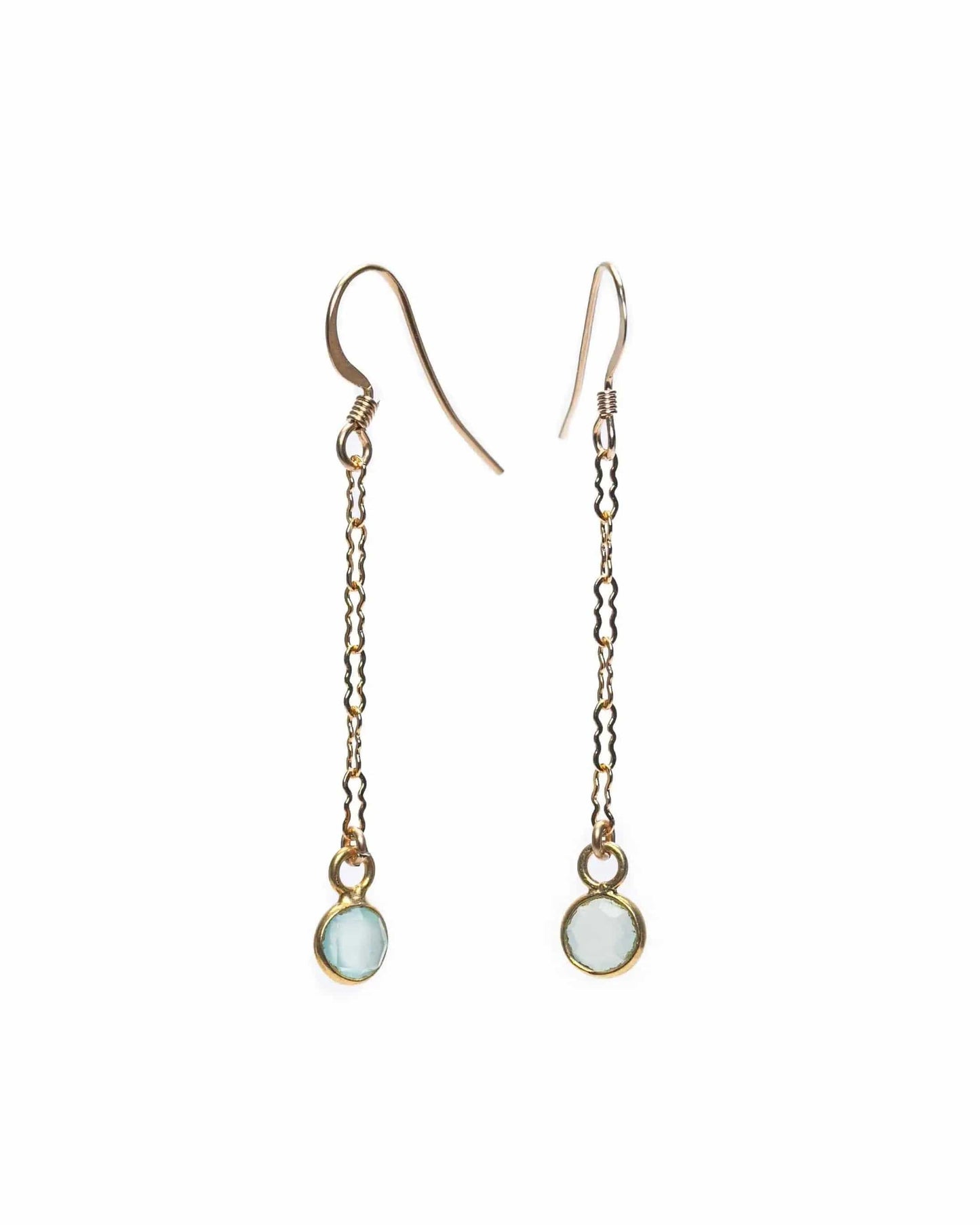 Temptress Gemstone Dangle Earrings Liv & B Designs