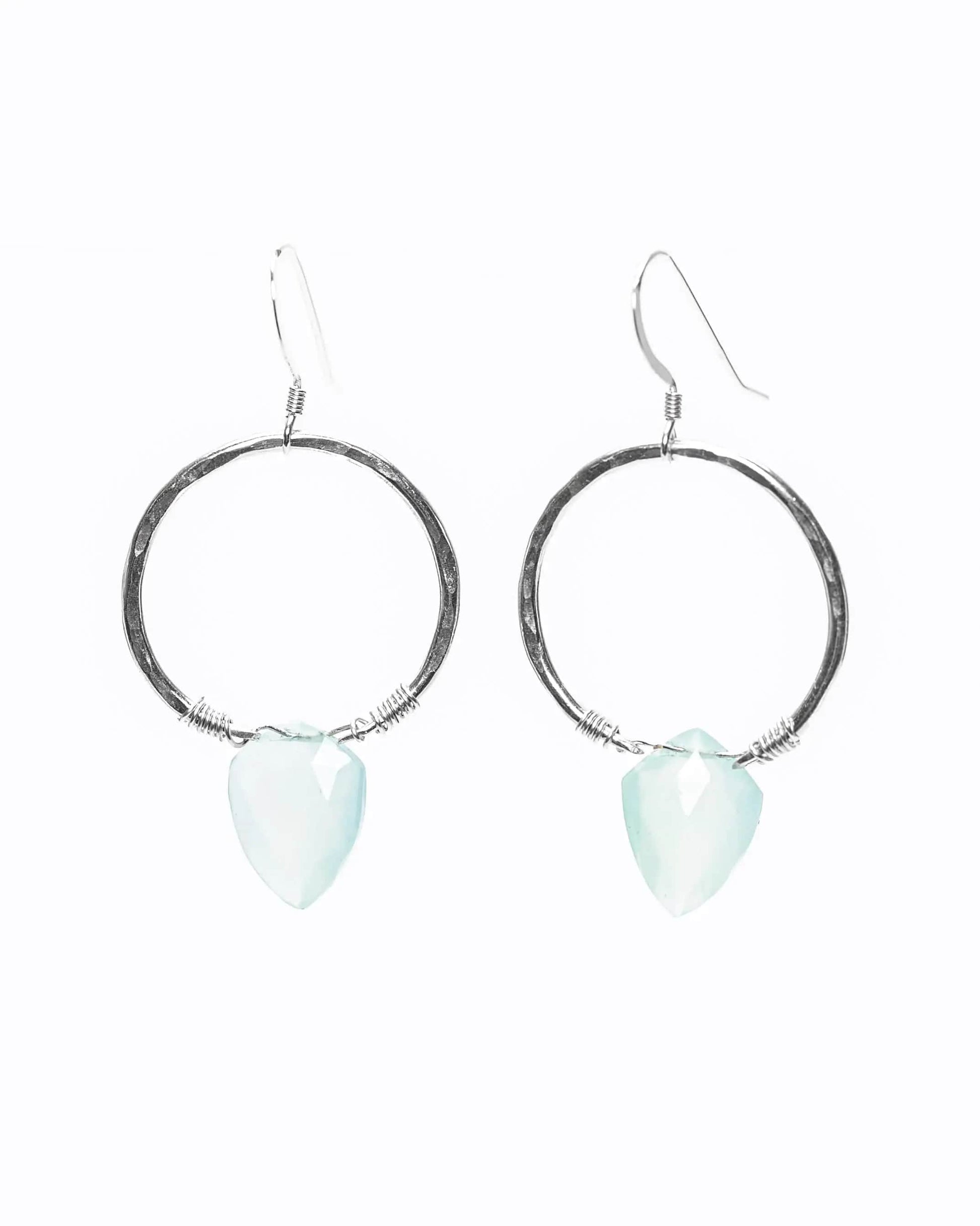 Unlimited Gemstone Shield Earrings Liv & B Designs