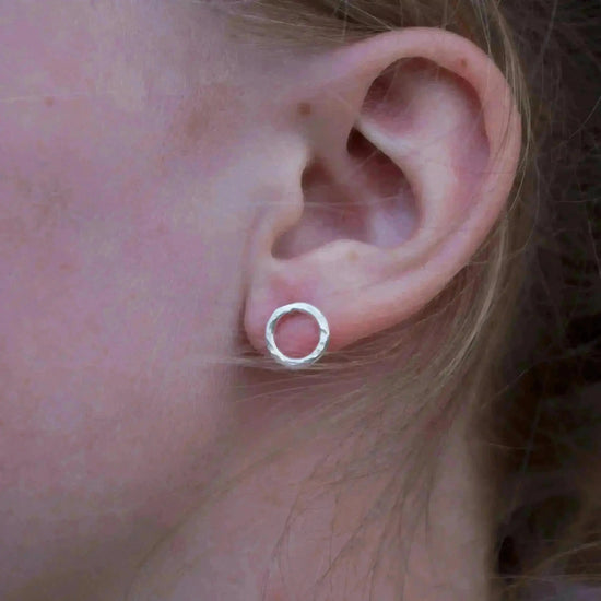 Liv & B Designs Earrings Gold fill Tiny Round Stud Earrings