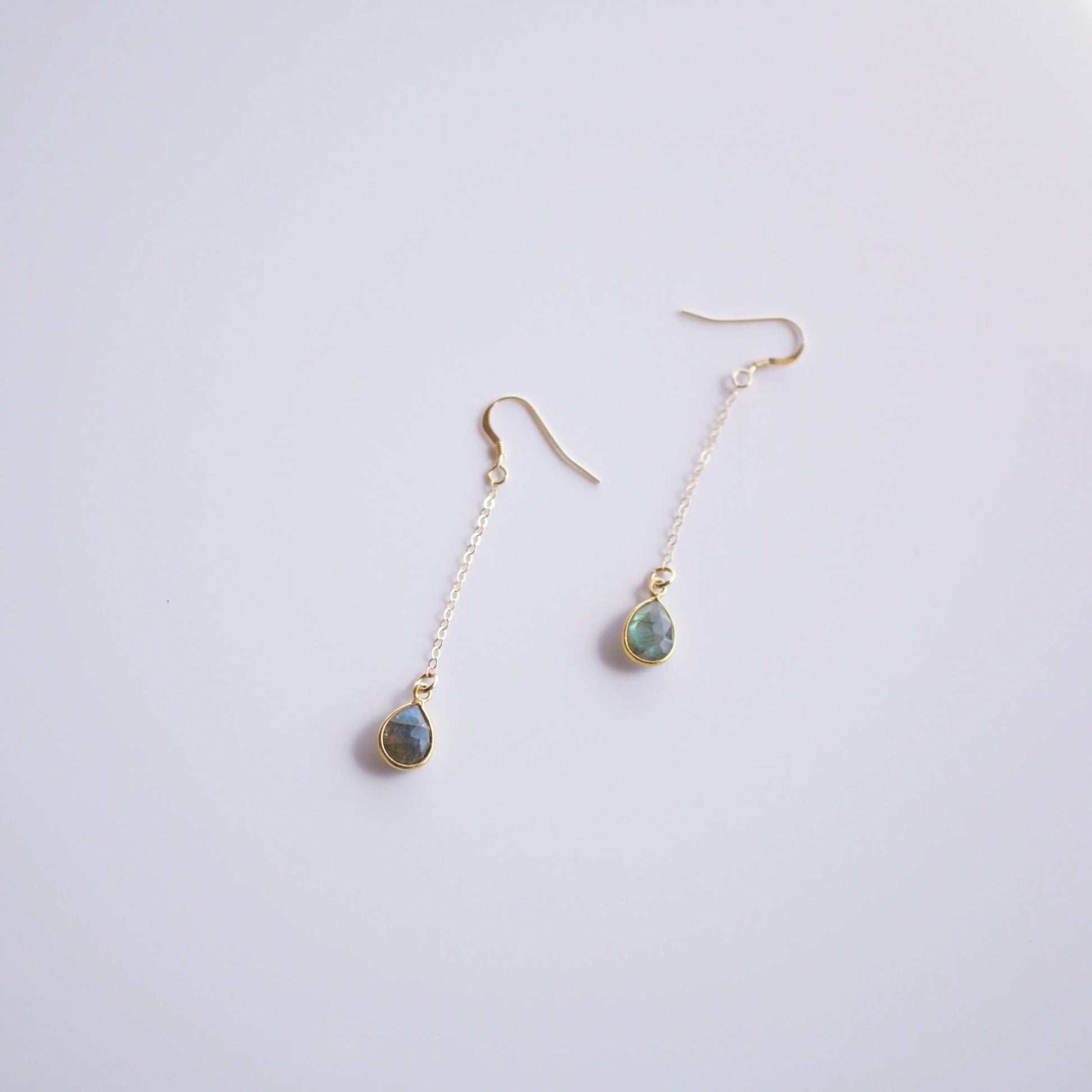 Temptress Gemstone Dangle Earrings Liv & B Designs