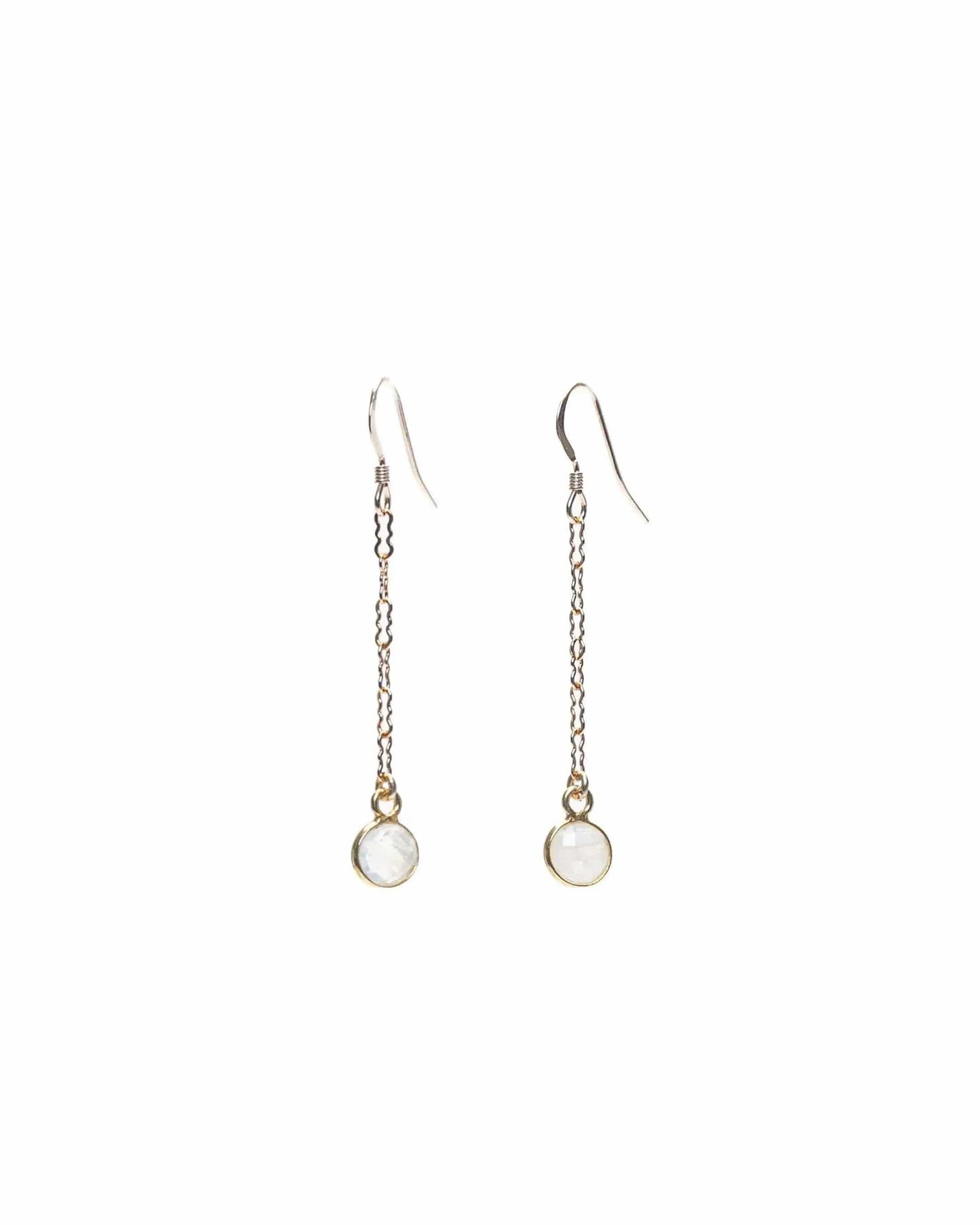 Temptress Gemstone Dangle Earrings Liv & B Designs