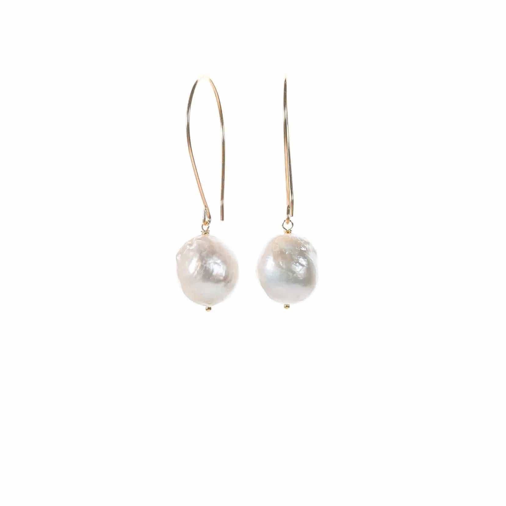 Selena Baroque Pearl Earrings Liv & B Designs