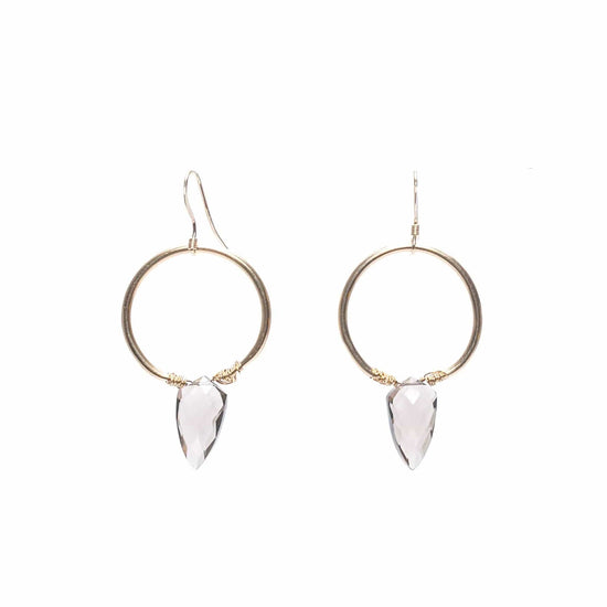 Unlimited Gemstone Shield Earrings Liv & B Designs