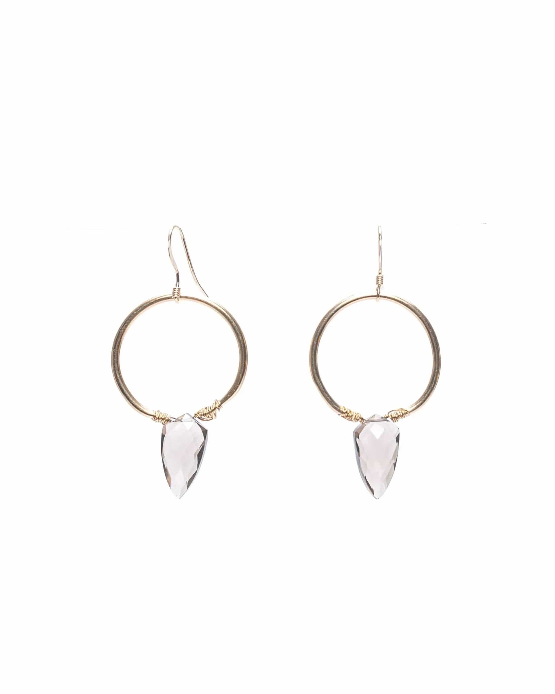 Unlimited Gemstone Shield Earrings Liv & B Designs