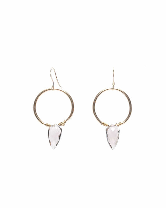 Unlimited Gemstone Shield Earrings Liv & B Designs