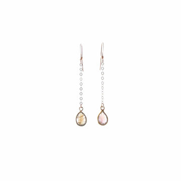 Temptress Gemstone Dangle Earrings Liv & B Designs