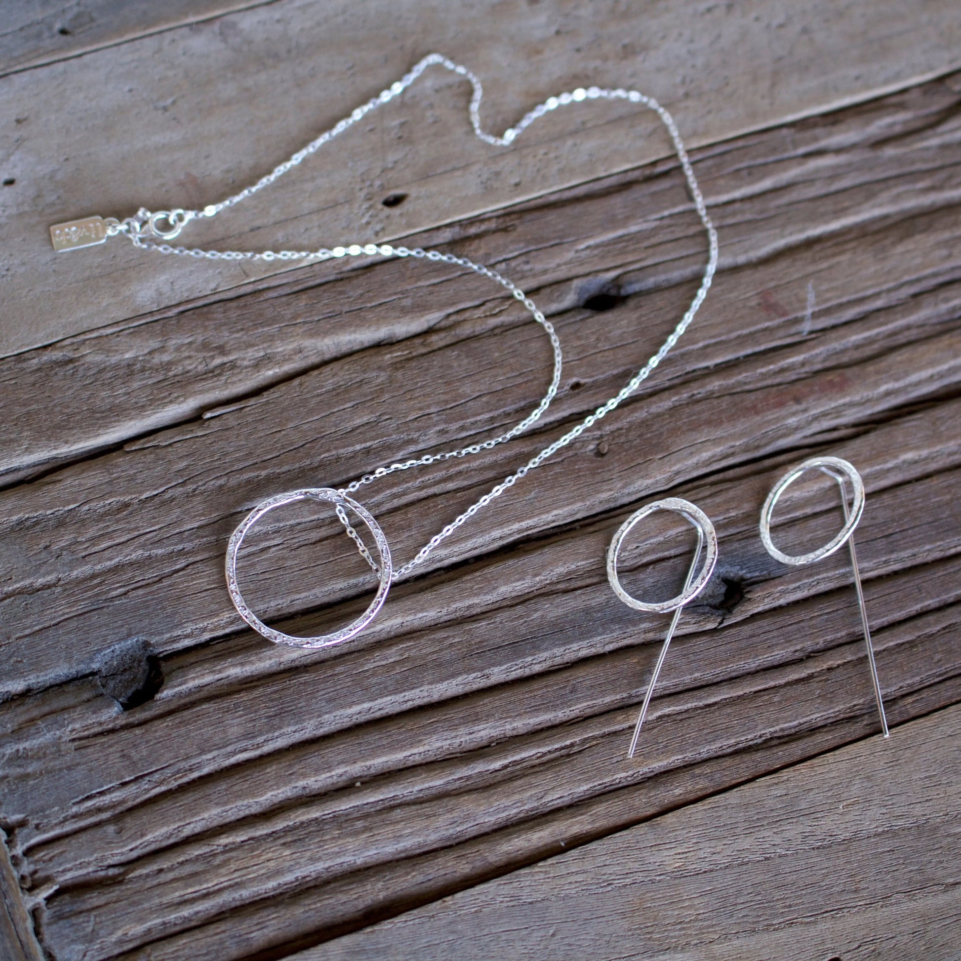 Liv & B Designs Earrings Tranquility Ring Silver Necklace