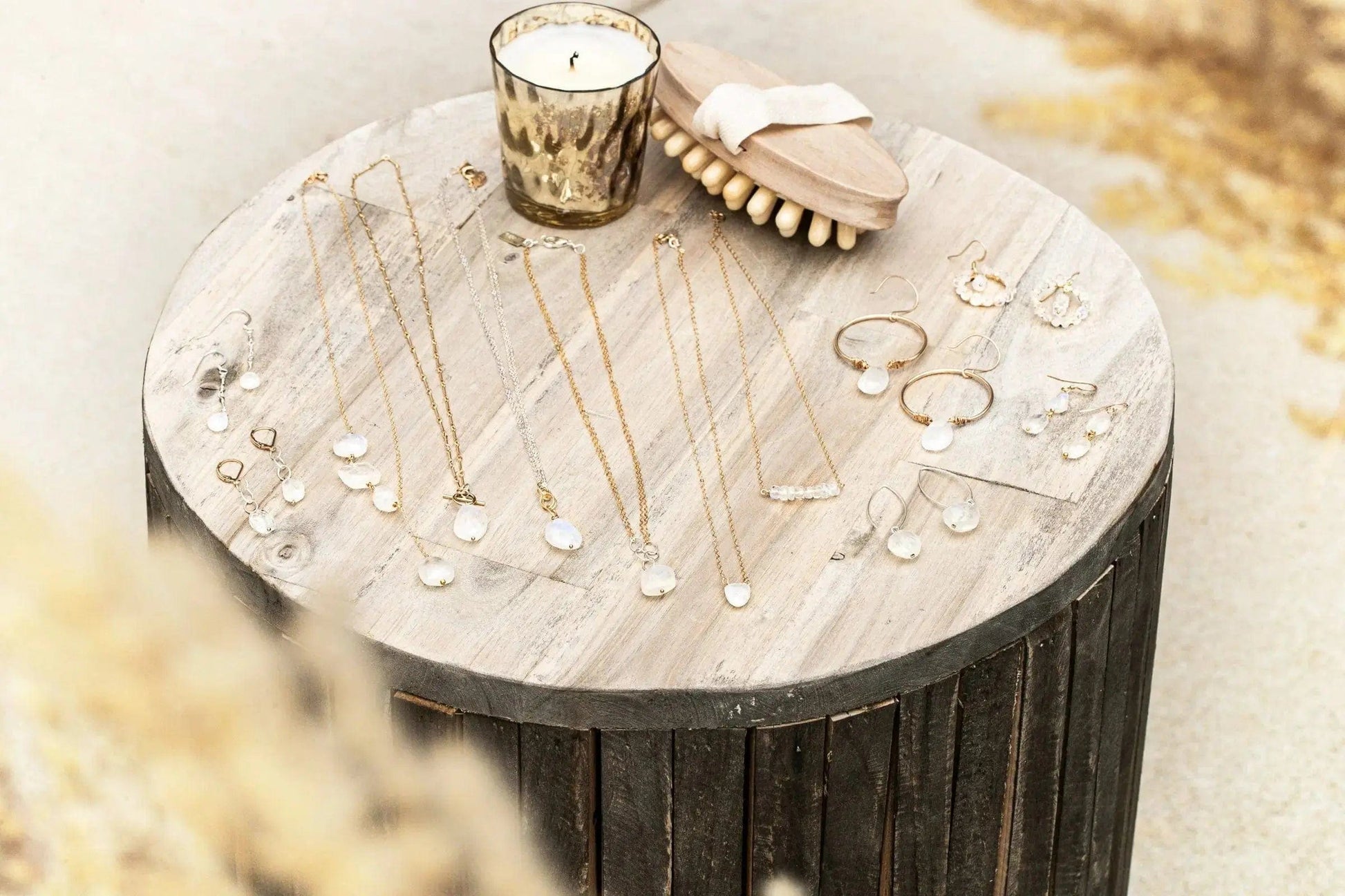 Triple Ring Moonstone Liv & B Designs