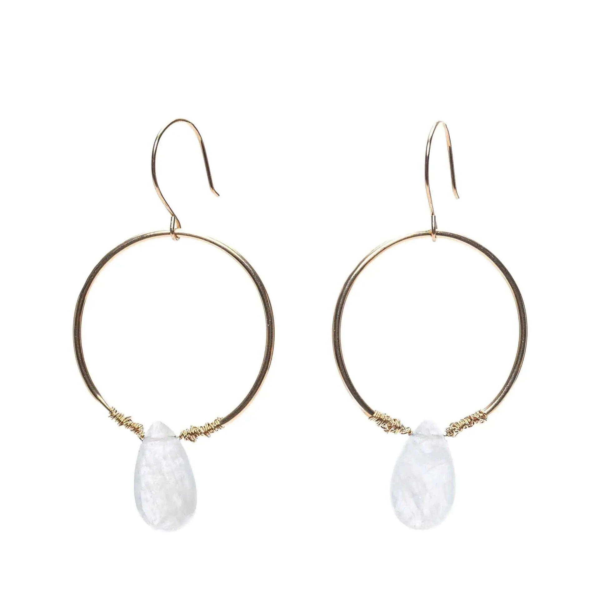 Unlimited Gemstone Shield Earrings Liv & B Designs