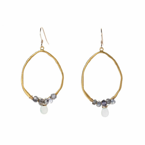 Wrapped Earrings in Vermeil Liv & B Designs