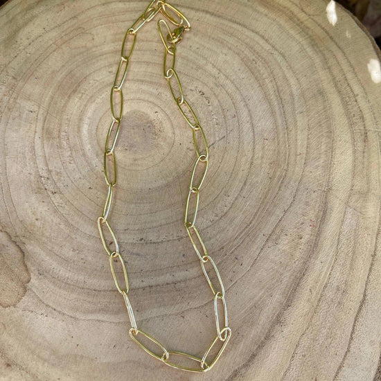Gold Fill Long Chain Necklace Liv & B Designs