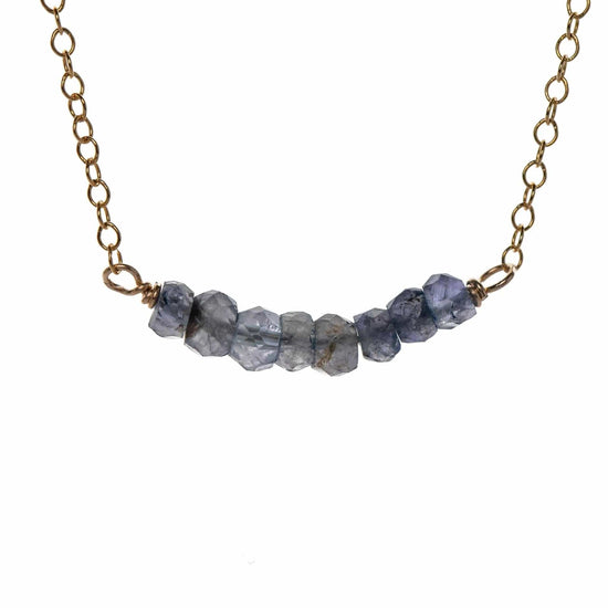 Gemstone Bar Necklace Liv & B Designs