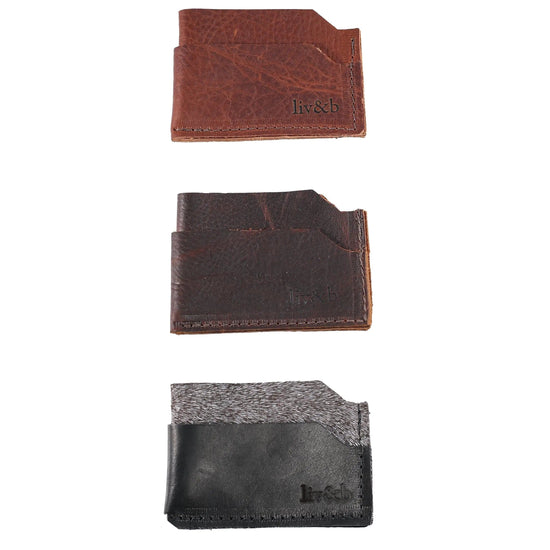 Men's Handmade Leather Wallet Liv & B Designs