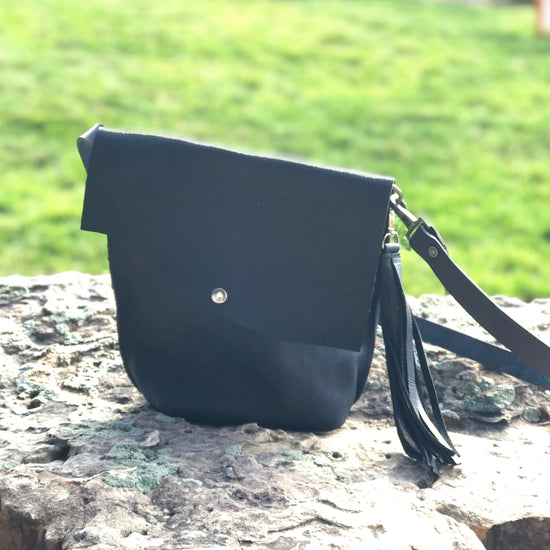 The Peyton Crossbody Leather Bag Liv & B Designs
