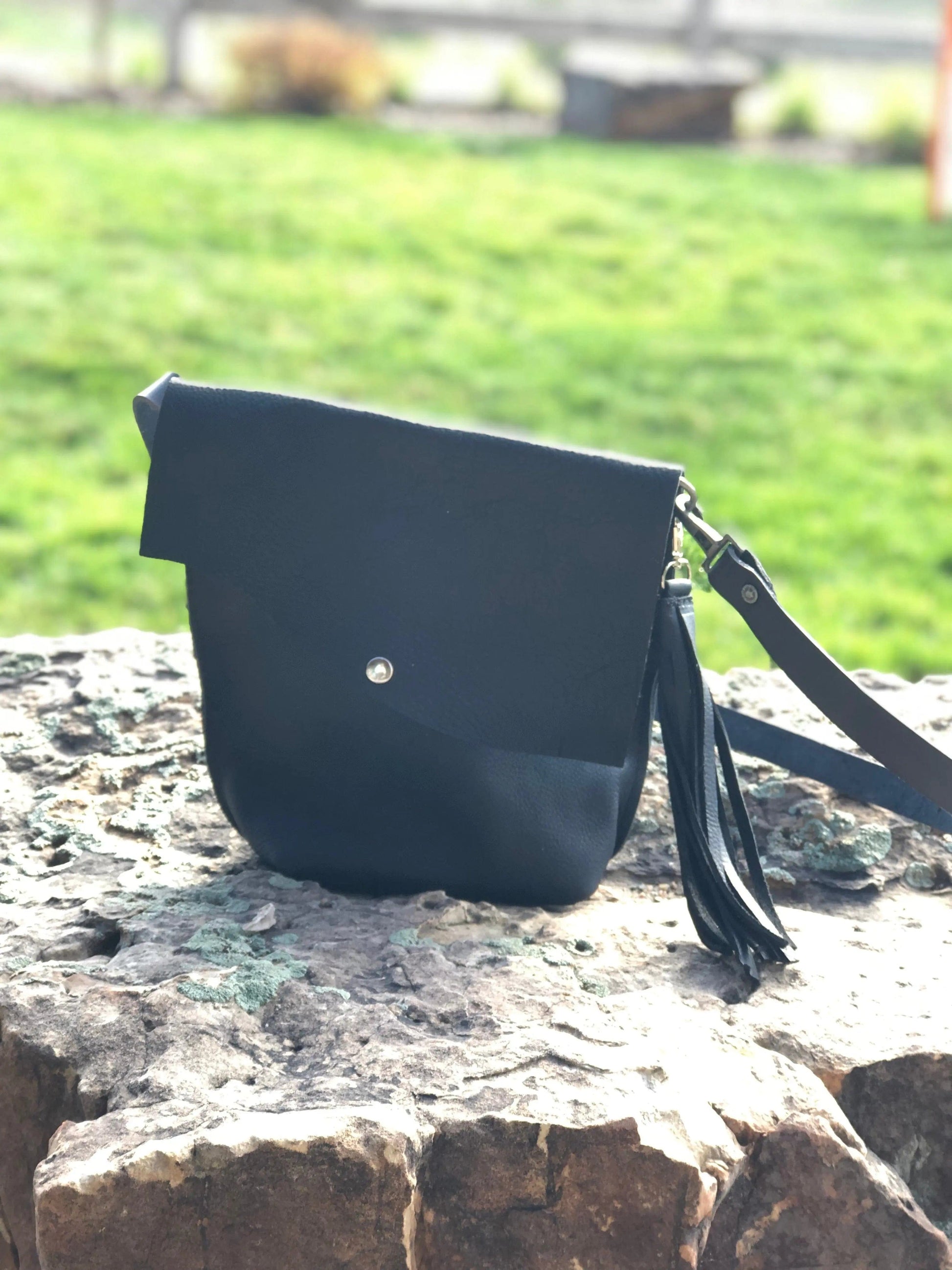 The Peyton Crossbody Leather Bag Liv & B Designs