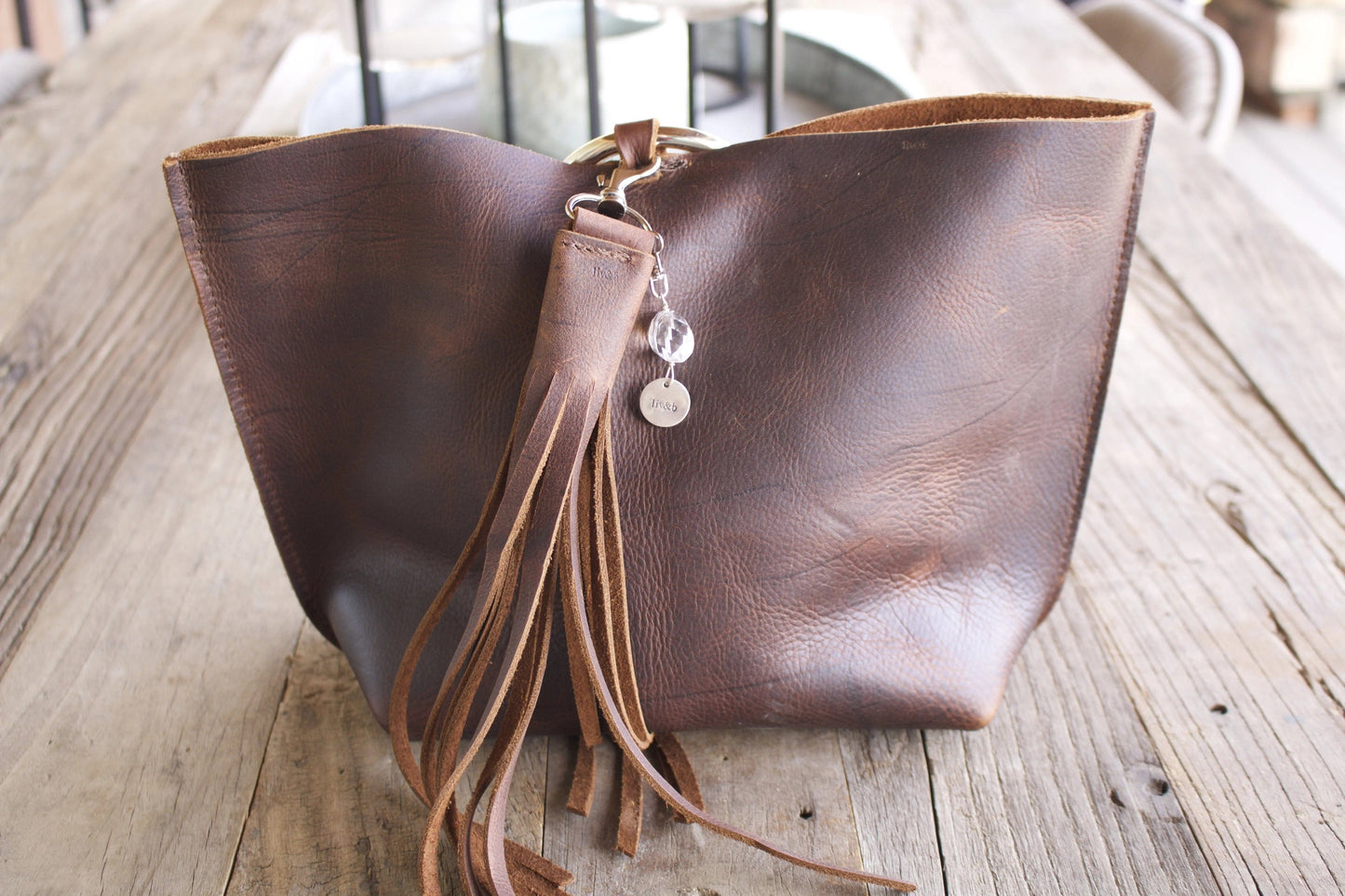 Carried Away Leather Bag Liv & B Designs