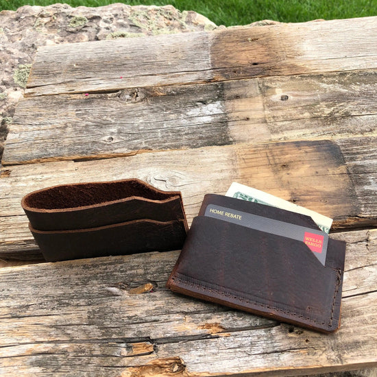 Men's Handmade Leather Wallet Liv & B Designs