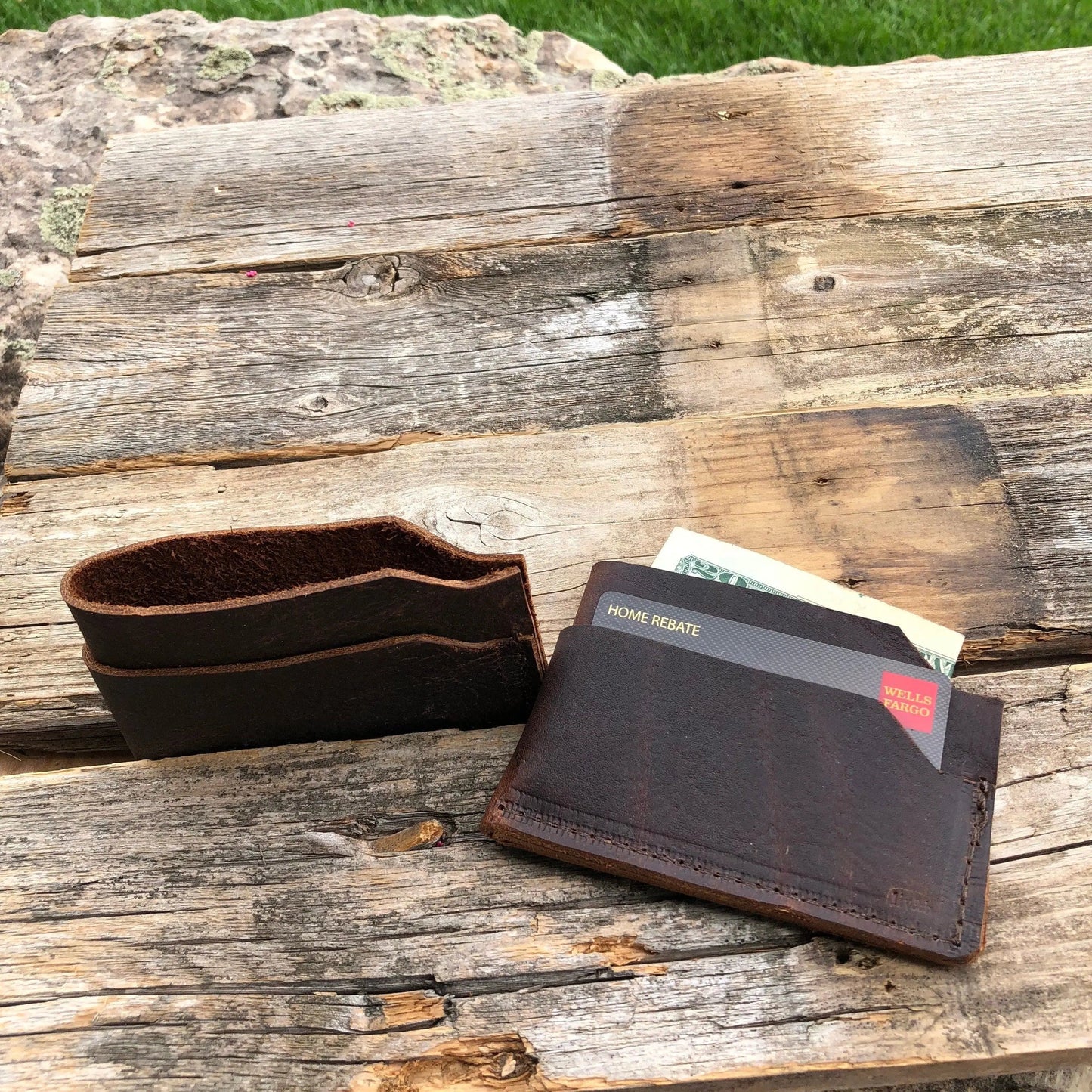 Men's Handmade Leather Wallet Liv & B Designs