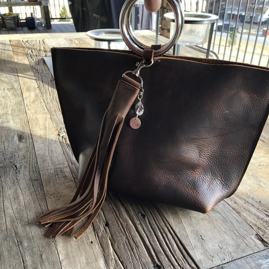 Carried Away Leather Bag Liv & B Designs