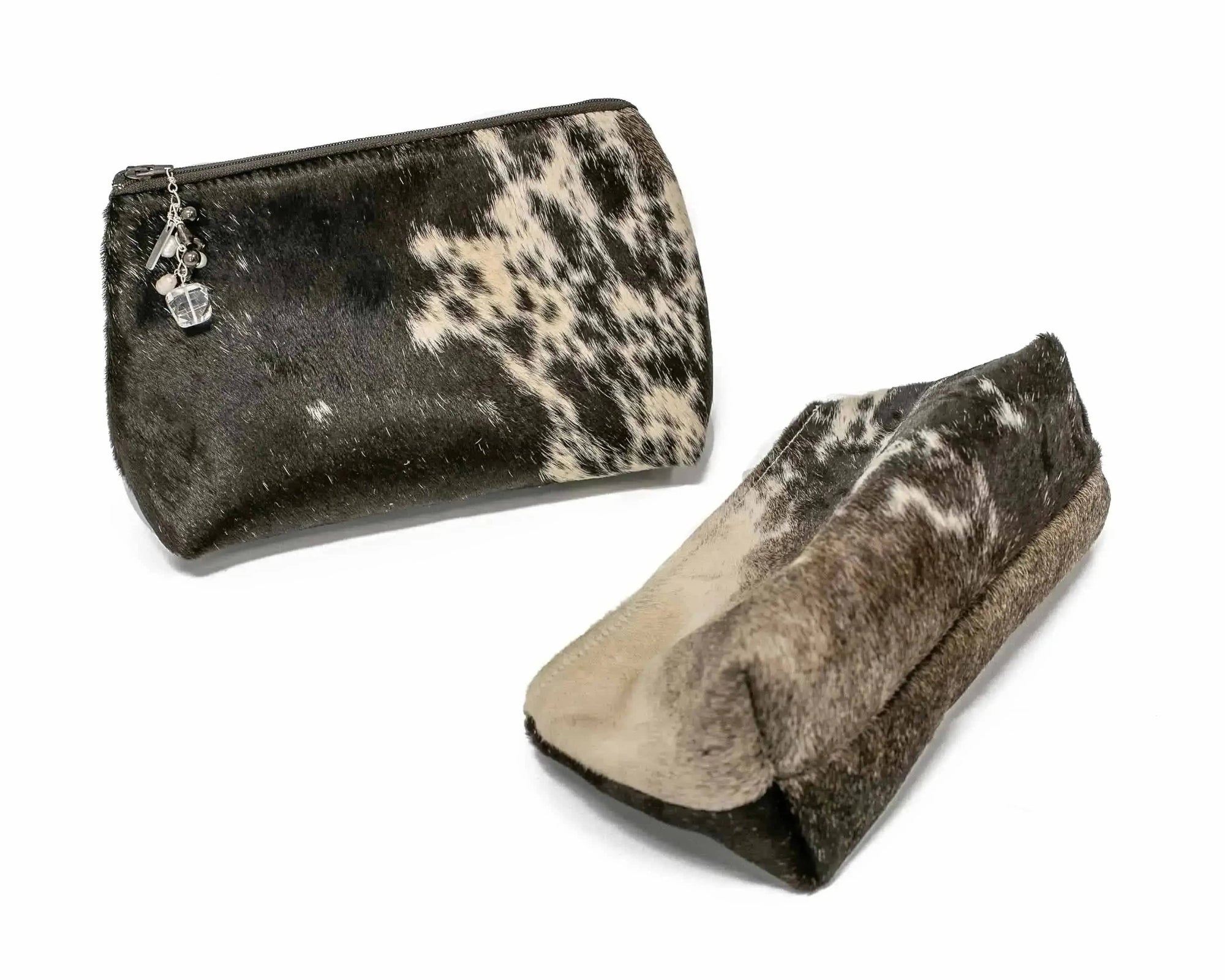 Cow Hair Leather Pouch Liv & B Designs