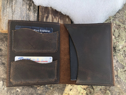 Find Your Adventure Leather Passport Book Liv & B Designs