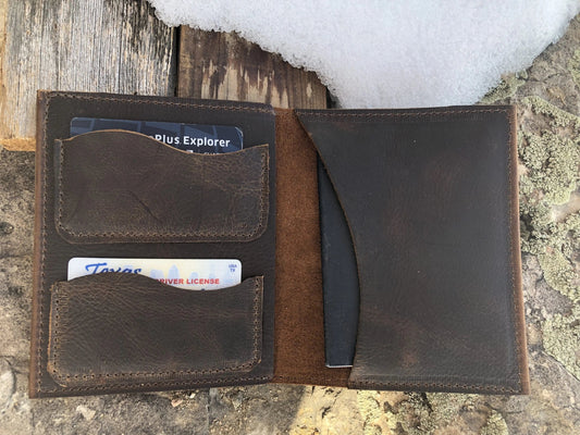 Find Your Adventure Leather Passport Book Liv & B Designs