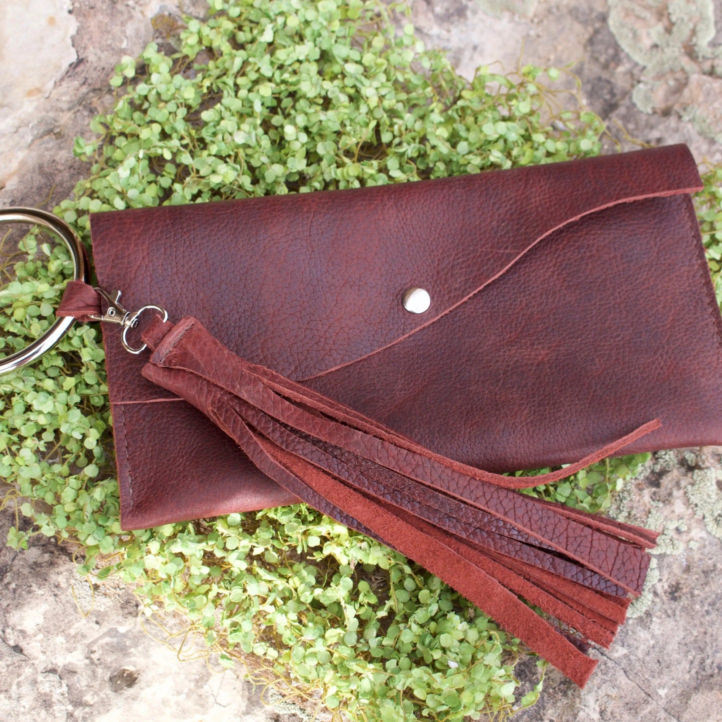 GNO Leather Handmade Clutch Liv & B Designs