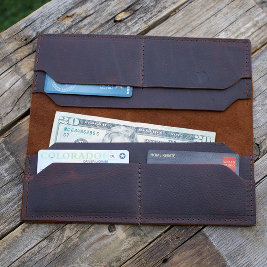 Handmade Leather Wallet Liv & B Designs