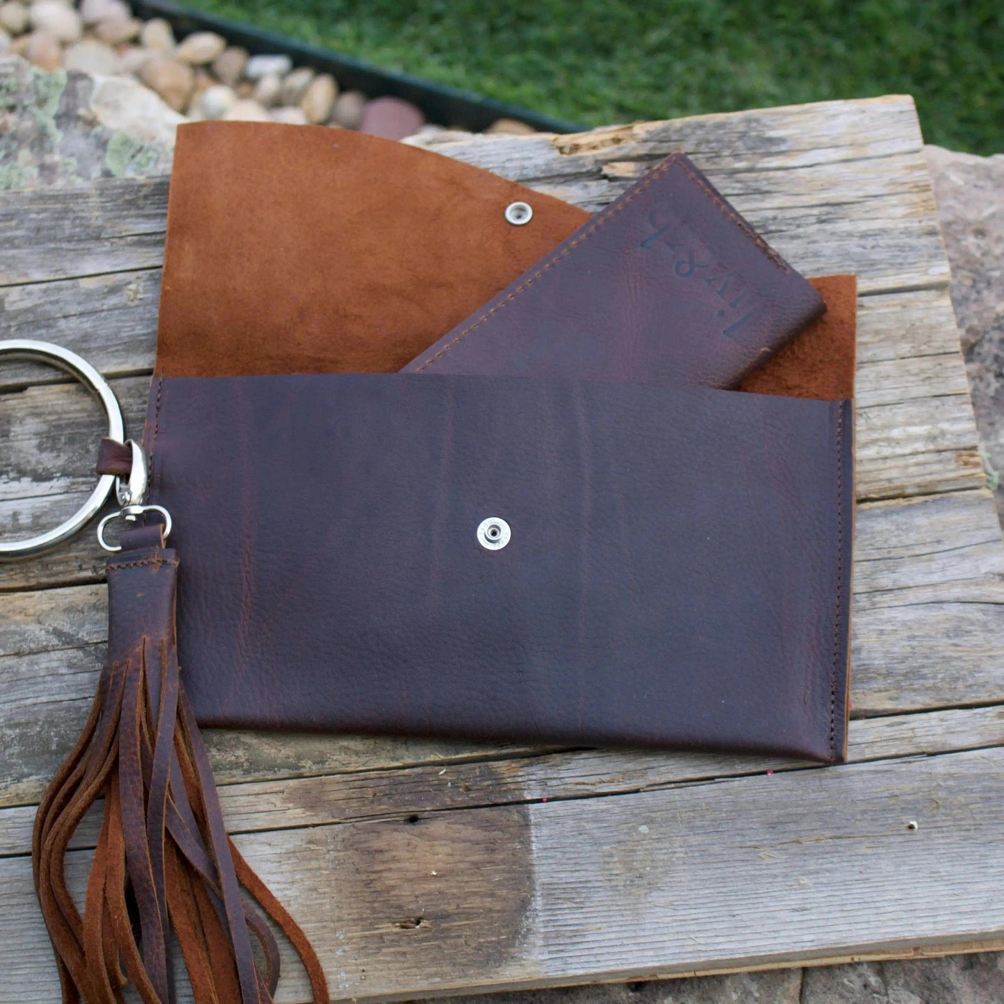 Handmade Leather Wallet Liv & B Designs